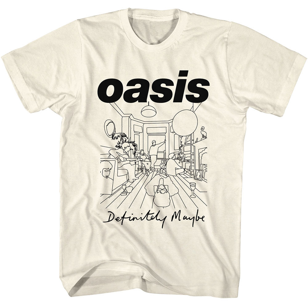 Oasis - Definitely Maybe Line Art — MeTV Mall