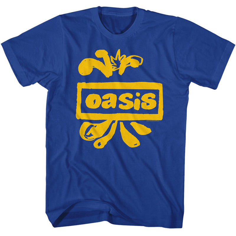 Oasis - Splatter Logo (Blue)