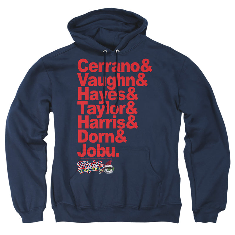 Hoodie featuring design named Major League - Team Roster