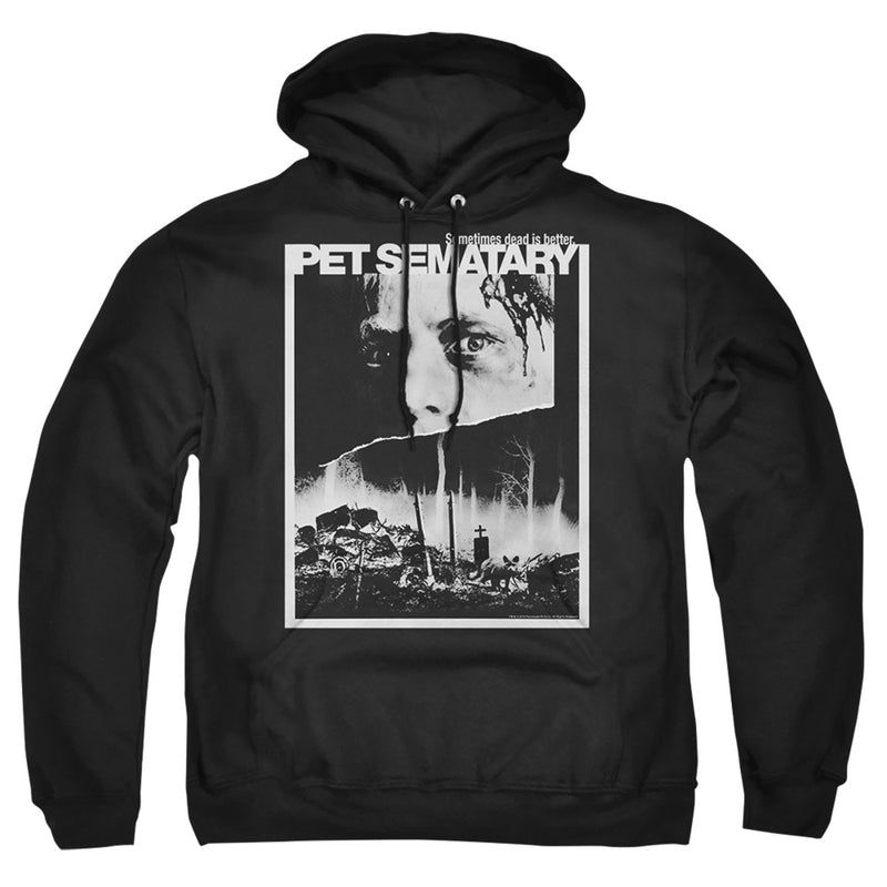 Hoodie featuring design named Pet Sematary - Poster (B&W)