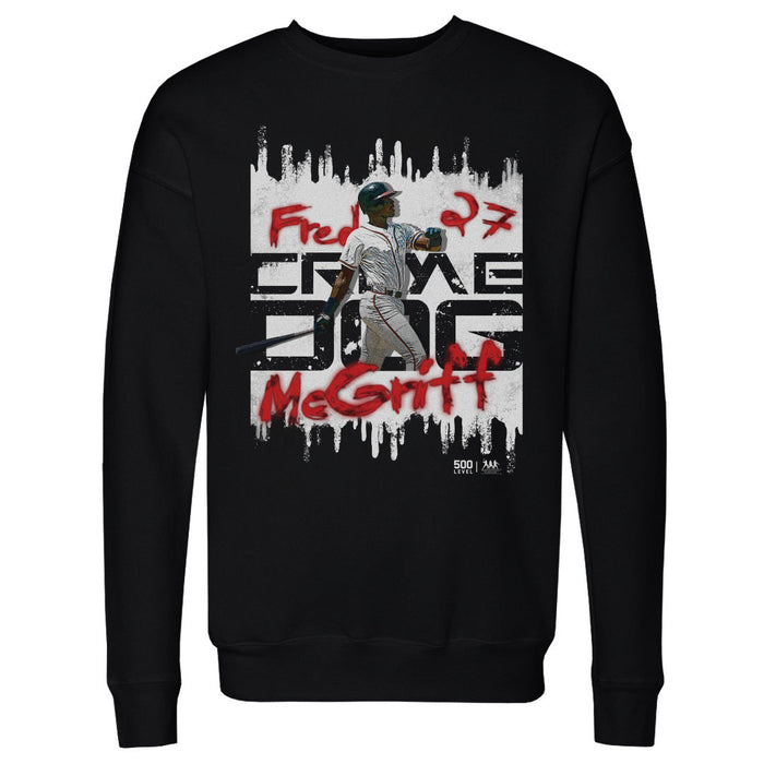 Fred McGriff Atlanta Name Number WHT