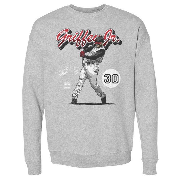 Ken Griffey Jr. Cincinnati Retro Script WHT