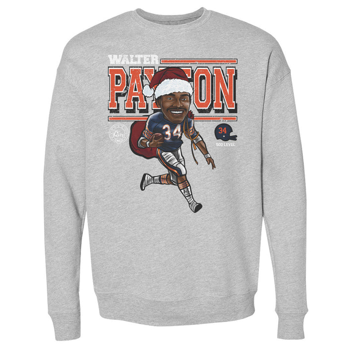 Walter Payton Chicago Cartoon Santa Hat WHT