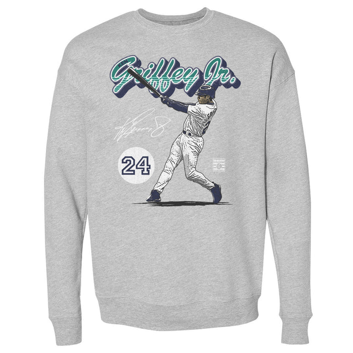 Ken Griffey Jr. Seattle Retro Script WHT