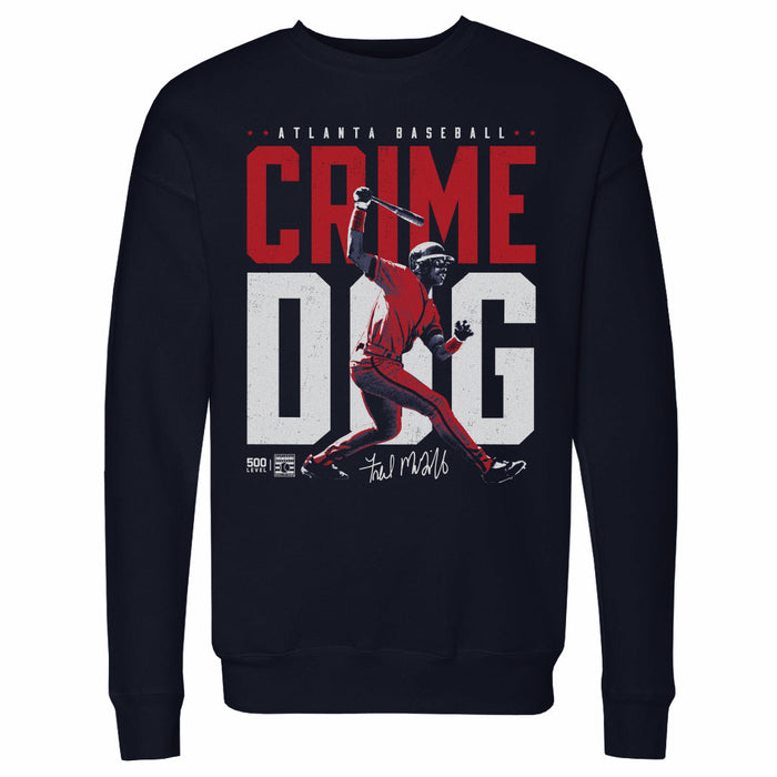 Fred McGriff Atlanta Crime Dog WHT