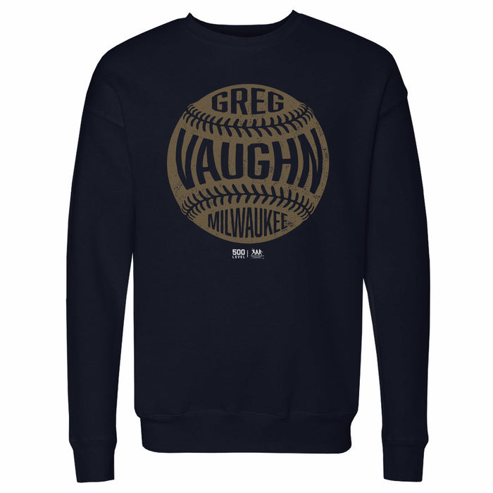 Greg Vaughn Milwaukee Vintage Baseball WHT