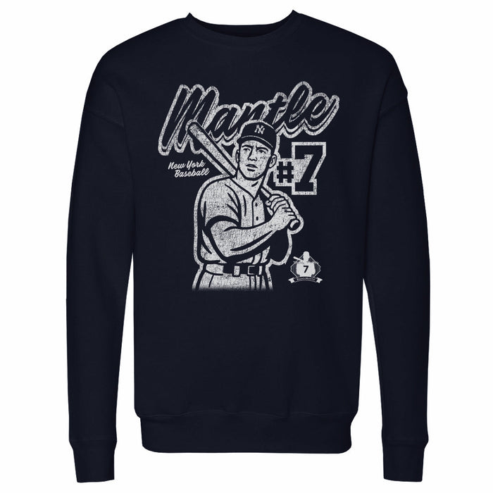 Mickey Mantle New York Y Retro WHT