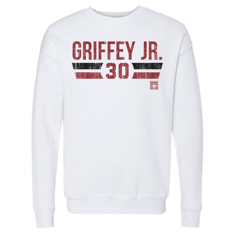 White Sweatshirt featuring design named Ken Griffey Jr. Cincinnati Font