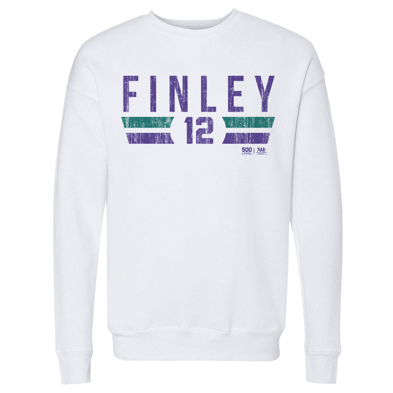 White Sweatshirt featuring design named Steve Finley Arizona Font