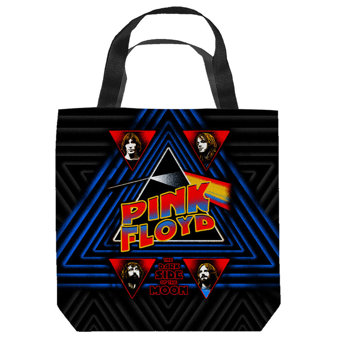 Pink Floyd - Funky Triangles Dark Side Tote Bag