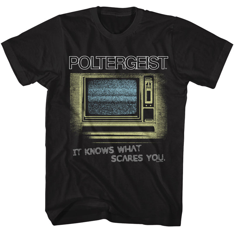 T-Shirt featuring design named Poltergeist - It Knows What Scares You
