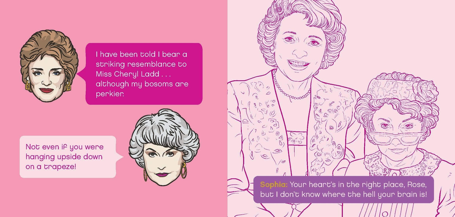 Golden Rules: Wit and Wisdom of The Golden Girls Hardcover Book