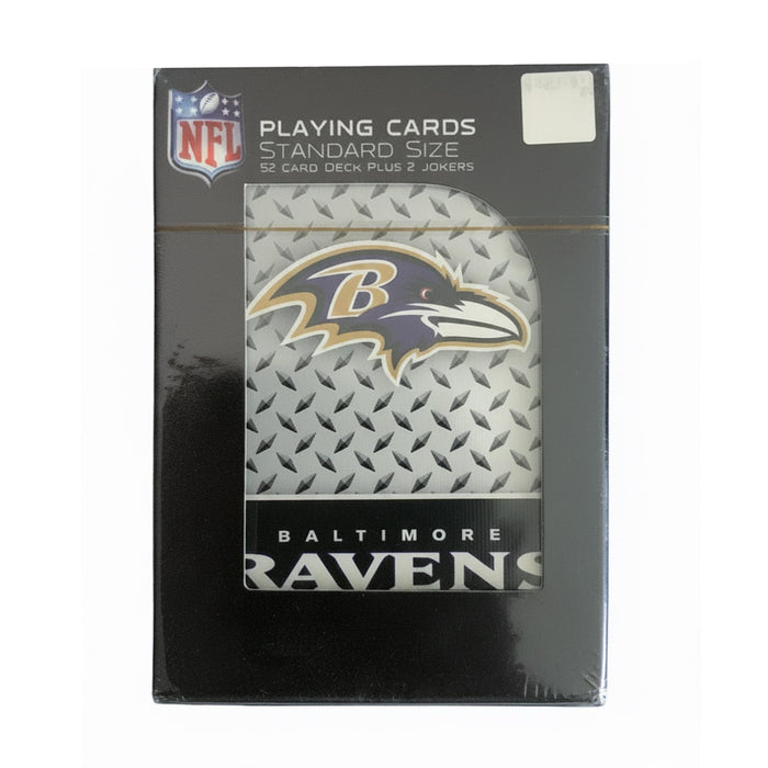 Baltimore Ravens NFL Diamond Plate Playing Cards
