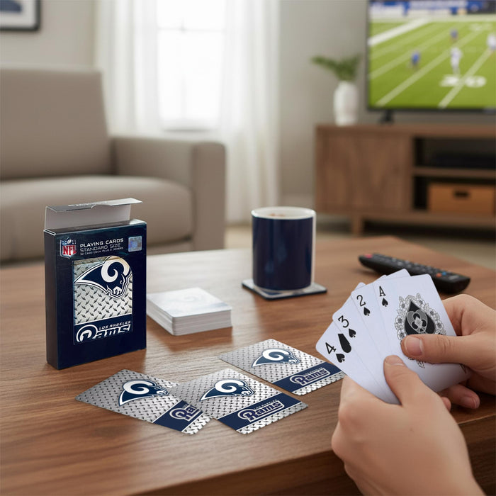Los Angeles Rams (Old Logo) NFL Diamond Plate Playing Cards