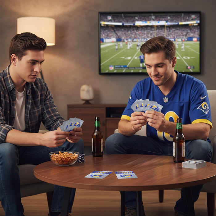 Los Angeles Rams NFL Diamond Plate Playing Cards