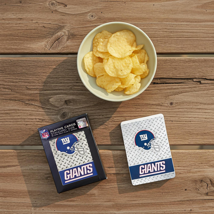 New York Giants NFL Diamond Plate Playing Cards
