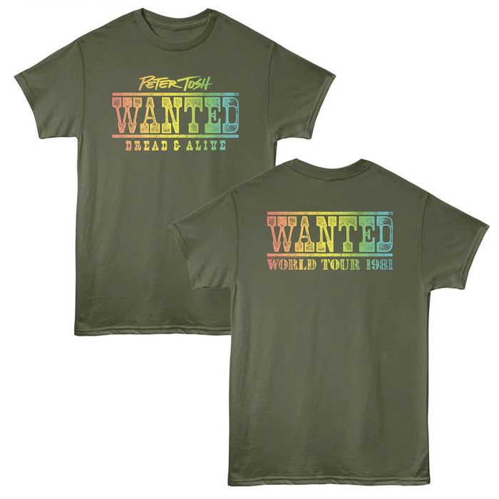 Peter Tosh - Wanted World Tour (Front & Back)
