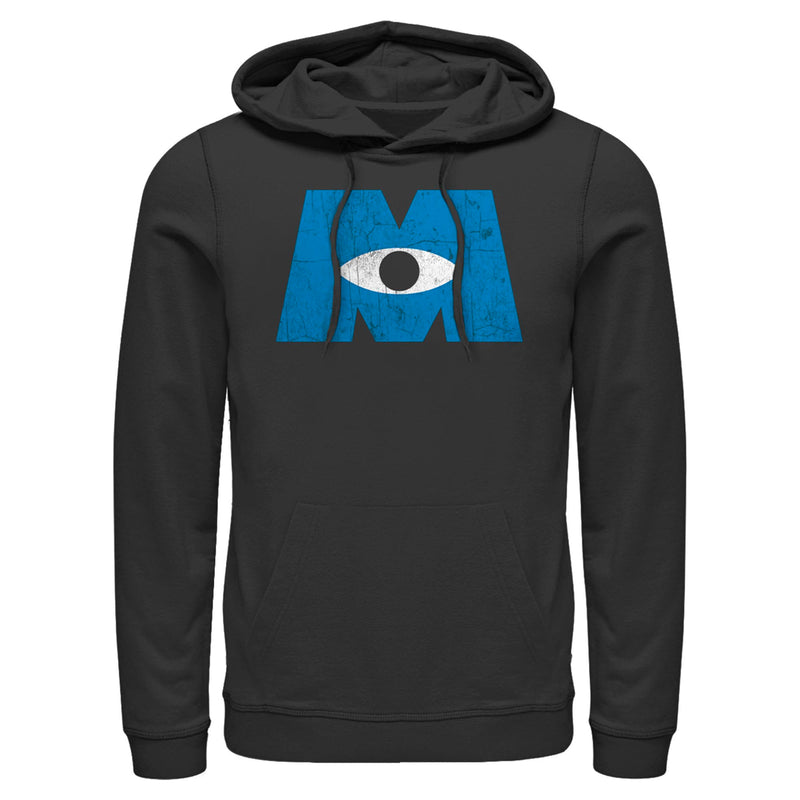 Hoodie featuring design named Monsters, Inc. - Distressed Logo