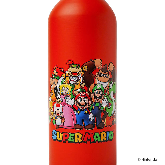Super Mario Lineup 25 Ounce Metal Canteen Bottle