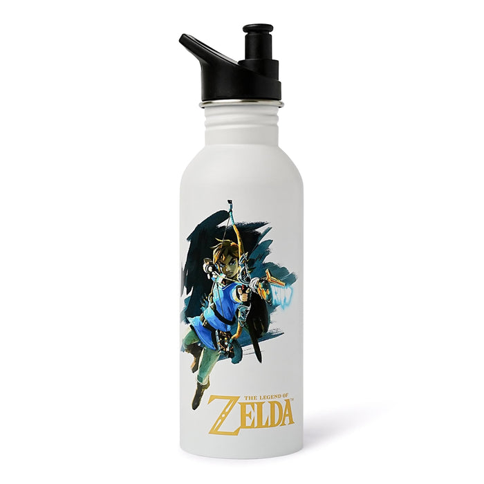 The Legend Of Zelda: Breath Of The Wild Link 25 Ounce Metal Canteen Bottle