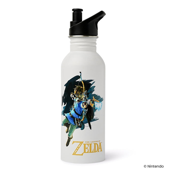 The Legend Of Zelda: Breath Of The Wild Link 25 Ounce Metal Canteen Bottle