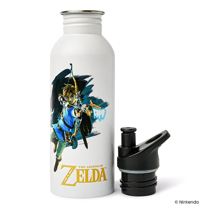 The Legend Of Zelda: Breath Of The Wild Link 25 Ounce Metal Canteen Bottle