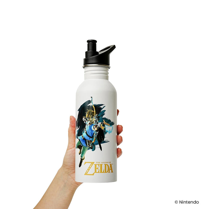 The Legend Of Zelda: Breath Of The Wild Link 25 Ounce Metal Canteen Bottle