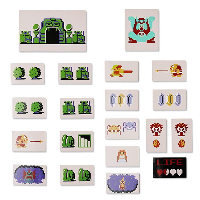 The Legend Of Zelda 8-Bit Magnet Set | 20 Magnets