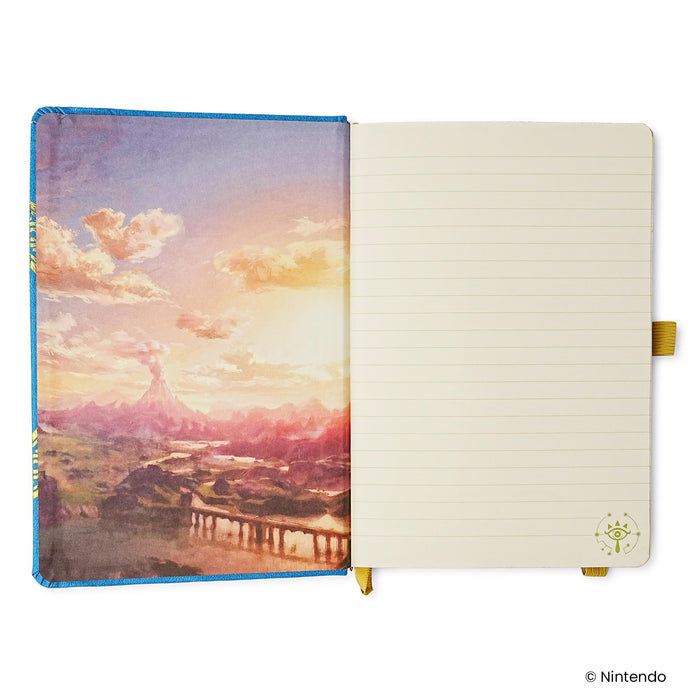 The Legend Of Zelda: Breath Of The Wild Blue 240 Page Hardback Journal