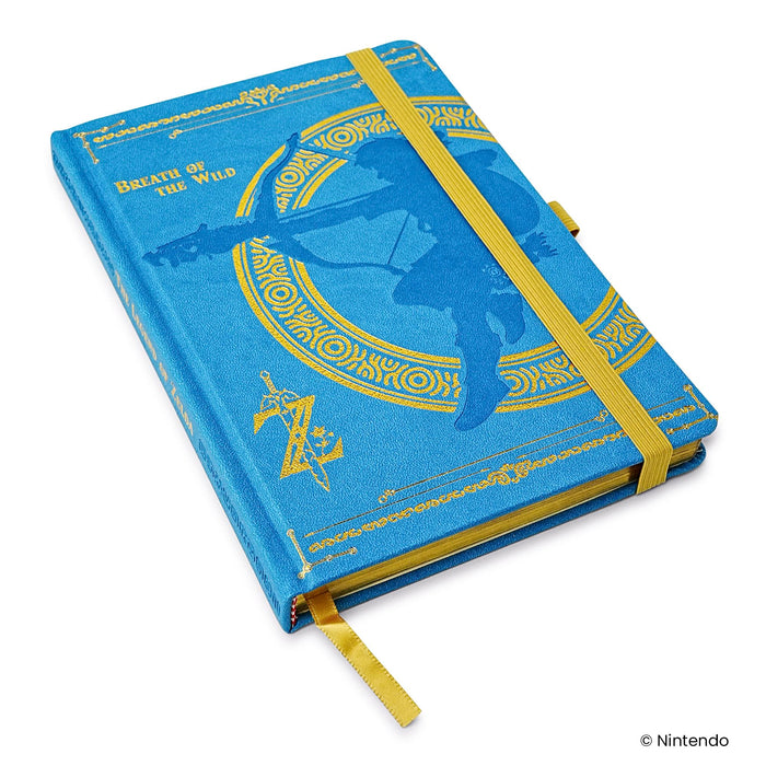 The Legend Of Zelda: Breath Of The Wild Blue 240 Page Hardback Journal