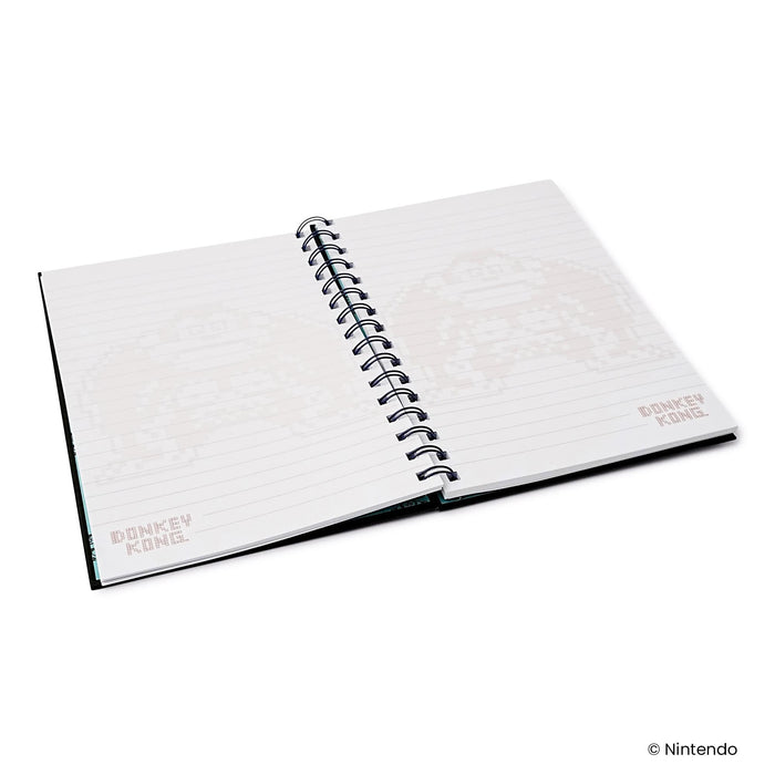 Donkey Kong Spiral Notebook With Elastic Closure