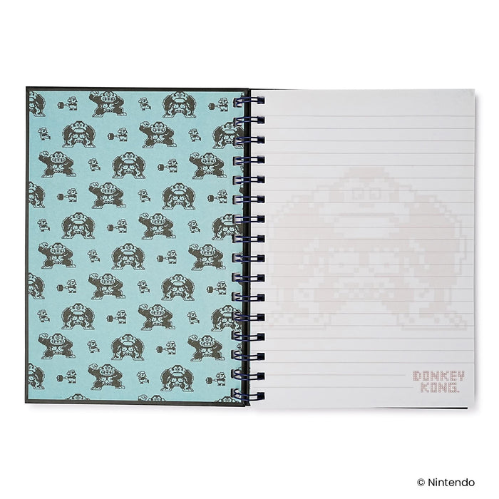 Donkey Kong Spiral Notebook With Elastic Closure