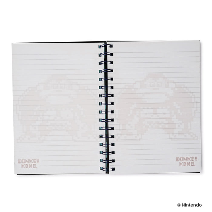 Donkey Kong Spiral Notebook With Elastic Closure