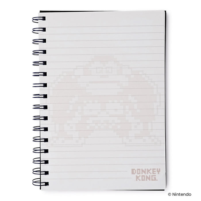 Donkey Kong Spiral Notebook With Elastic Closure