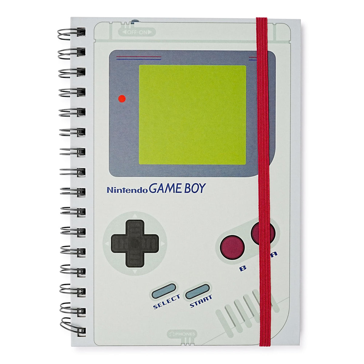 Nintendo Gameboy Spiral Notebook With Elastic Closure — MeTV Mall