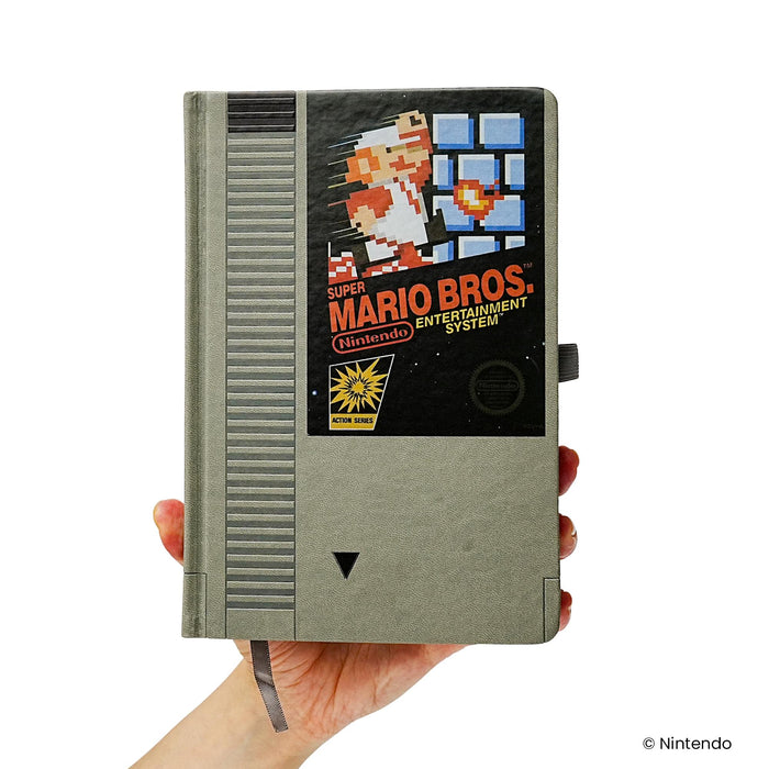 Nintendo NES Super Mario Bros. Cartridge 240 Page Hardback Journal