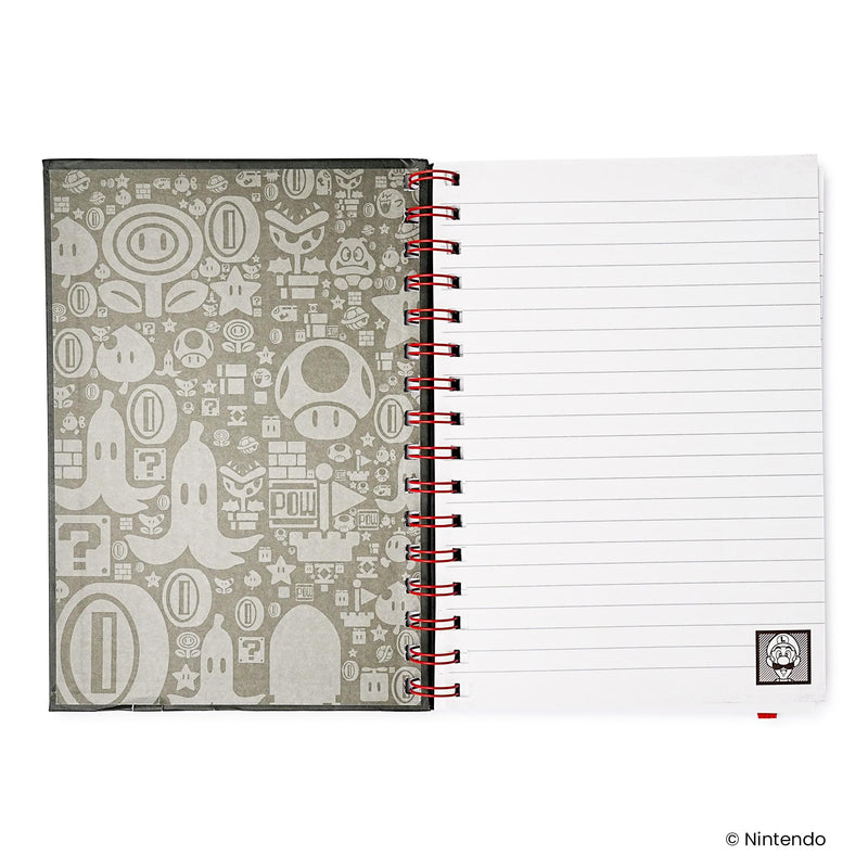 Super Mario 4 Color Spiral Notebook With Elastic Closure product image 6 of 11