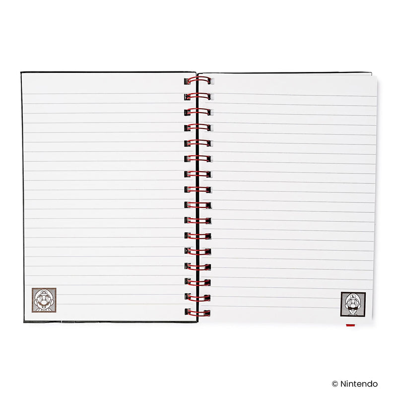 Super Mario 4 Color Spiral Notebook With Elastic Closure product image 7 of 11