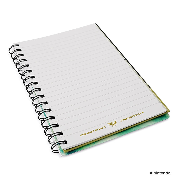 The Legend Of Zelda TOTK Hyrule Skies Spiral Notebook With Elastic Closure