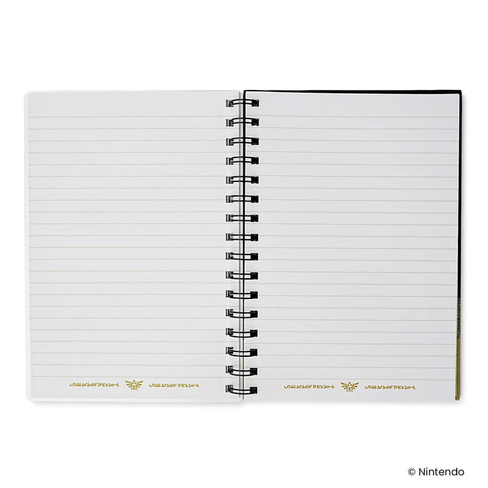The Legend Of Zelda TOTK Hyrule Skies Spiral Notebook With Elastic Closure