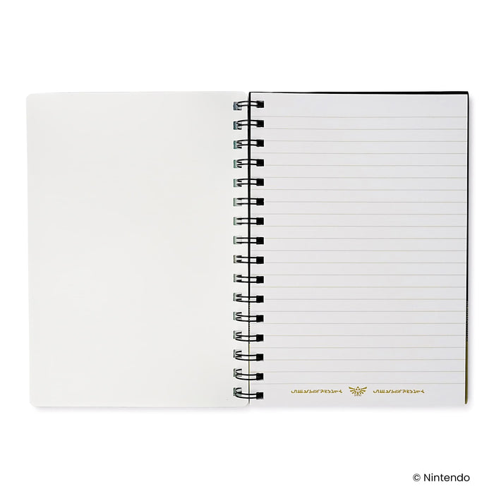 The Legend Of Zelda TOTK Hyrule Skies Spiral Notebook With Elastic Closure