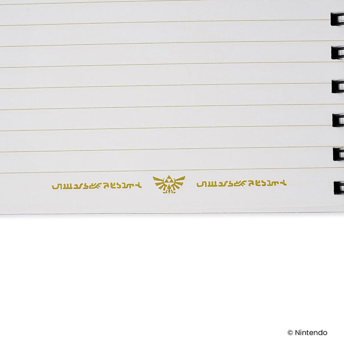 The Legend Of Zelda TOTK Hyrule Skies Spiral Notebook With Elastic Closure