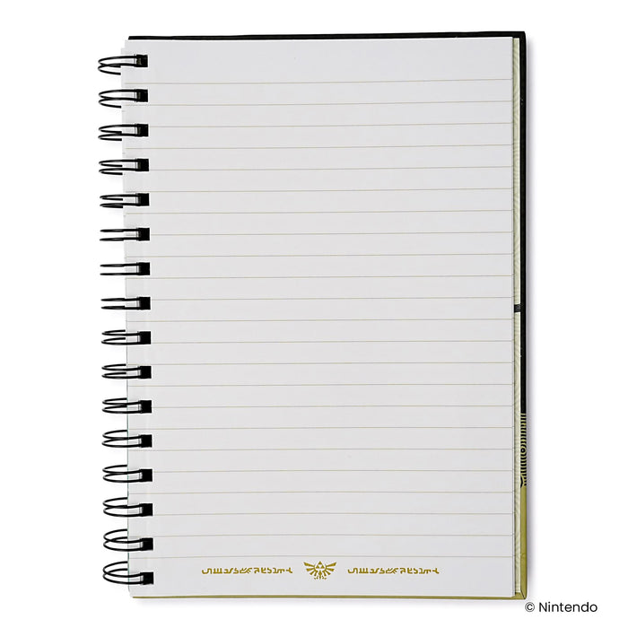 The Legend Of Zelda TOTK Hyrule Skies Spiral Notebook With Elastic Closure