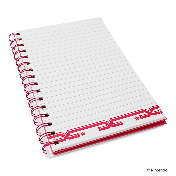 Super Mario Princess Peach Spiral Notebook With Elastic Closure