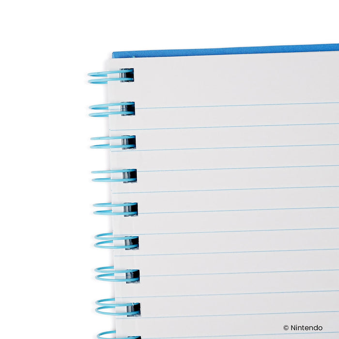 Super Mario Group Spiral Notebook With Elastic Closure