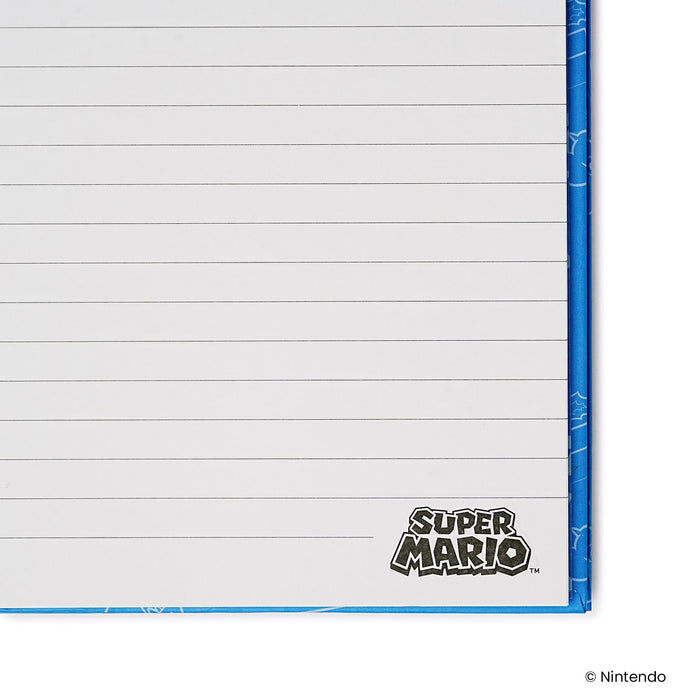 Super Mario Spiral Notebook With Elastic Closure
