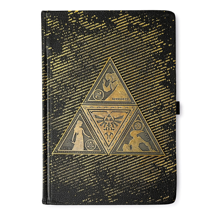 The Legend Of Zelda Metal TriForce Premium Hardback Journal