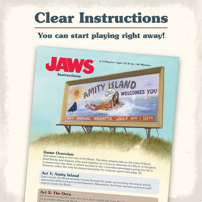 Jaws Strategy and Suspense Board Game