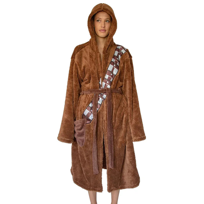 Star Wars - Chewbacca Hooded Bathrobe for Adults | One Size Fits Most