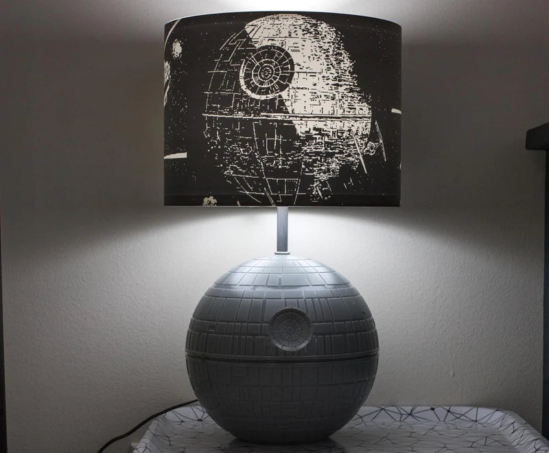 Star Wars - Death Star 3D Touch Lamp | LED Lamp With Printed Shade | 14 Inches